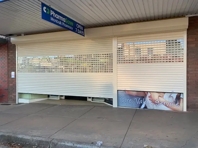 shop front security roller doors