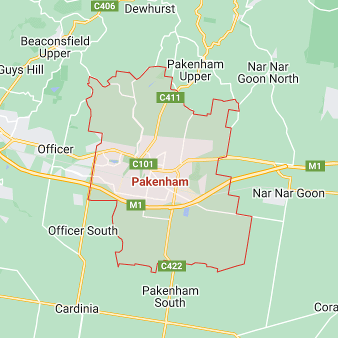 Pakenham Map