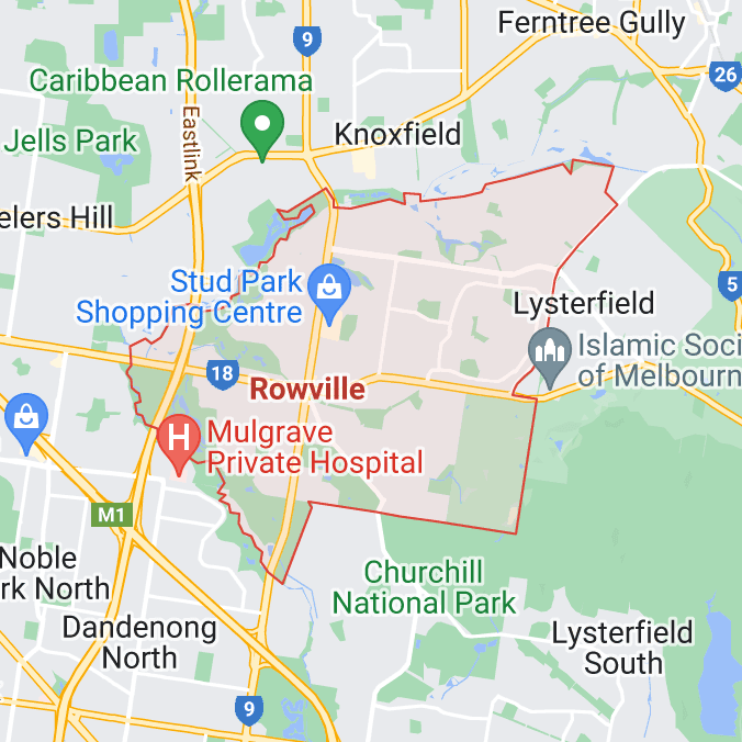 Rowville Map